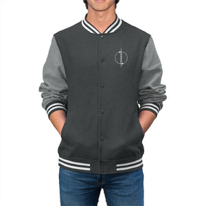 Beism Embroidered Symbol Varsity Jacket - Men's