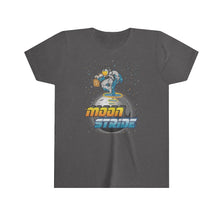 Load image into Gallery viewer, &quot;Moon Stride&quot; Blue - Youth T-Shirt
