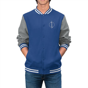 Beism Embroidered Symbol Varsity Jacket - Men's