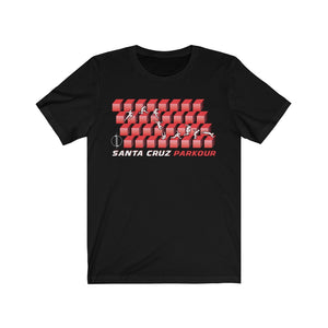 "Red Retro Runner" - Adult T-Shirt
