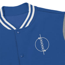 Load image into Gallery viewer, Beism Embroidered Symbol Varsity Jacket - Men&#39;s
