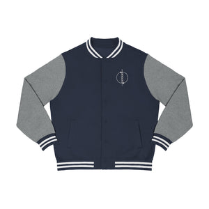 Beism Embroidered Symbol Varsity Jacket - Men's