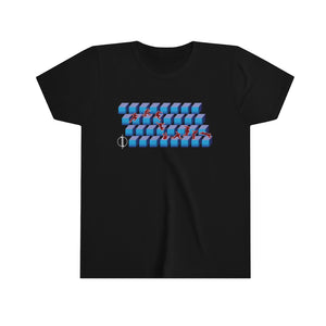 "Blue Retro Runner" - Youth T-Shirt