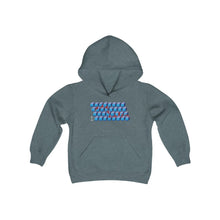 Load image into Gallery viewer, &quot;Blue Retro Runner&quot; - Youth Hoodie
