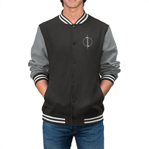 Beism Embroidered Symbol Varsity Jacket - Men's