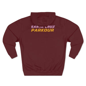 "Purple Retro Runner" - Adult Hoodie