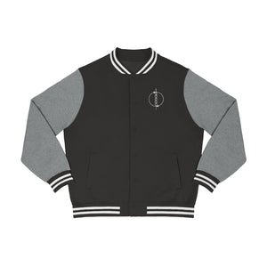 Beism Embroidered Symbol Varsity Jacket - Men's