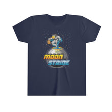 Load image into Gallery viewer, &quot;Moon Stride&quot; Blue - Youth T-Shirt
